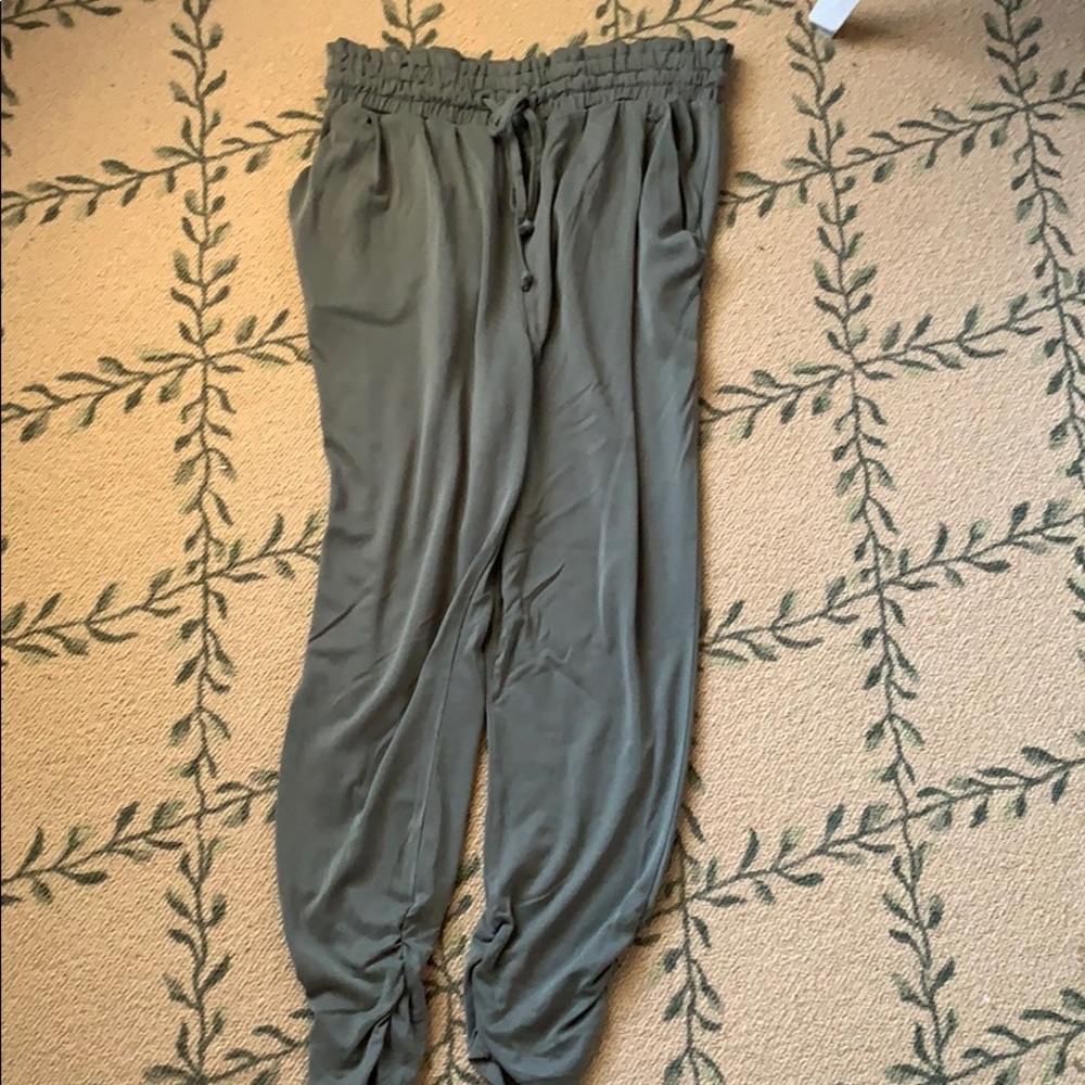 Green joggers